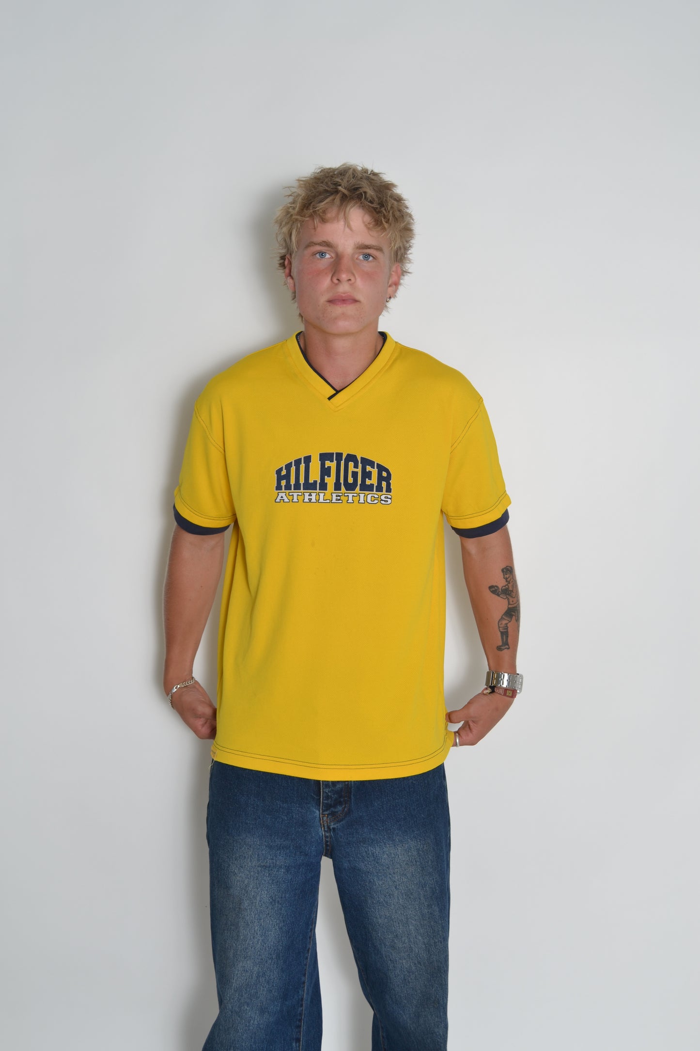 TOMMY HILFIGER vintage athletics jersey