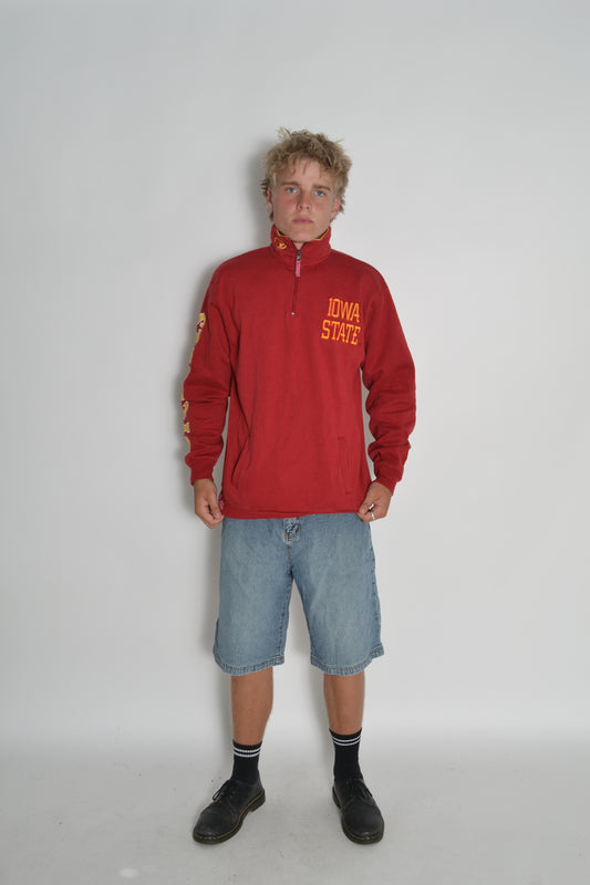 IOWA STATE red quarter zip