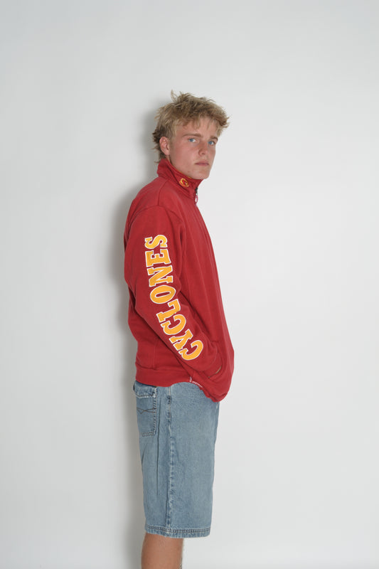 IOWA STATE red quarter zip