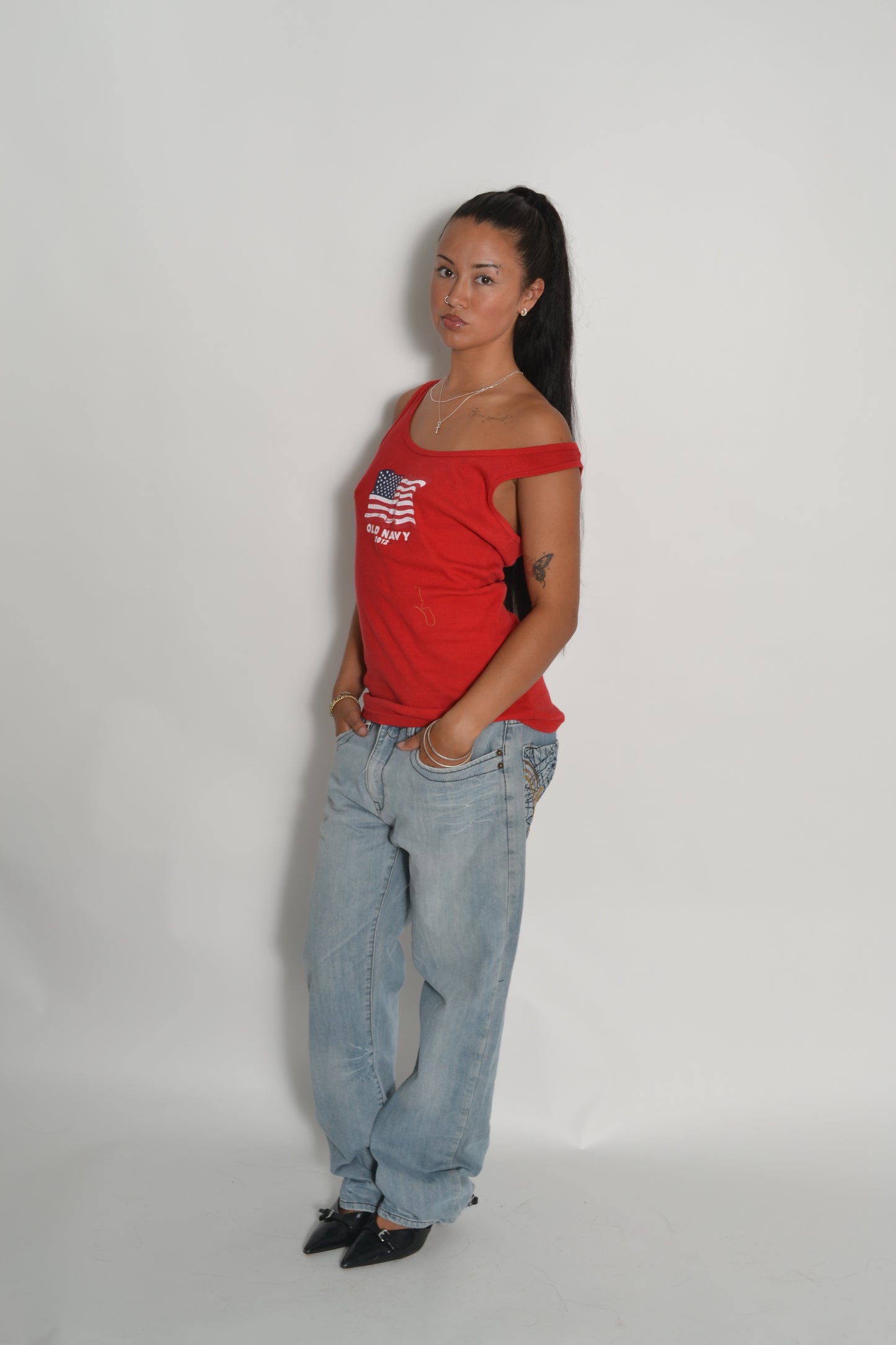 OLD NAVY red singlet