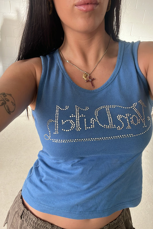 VONDUTCH diamante blue tank