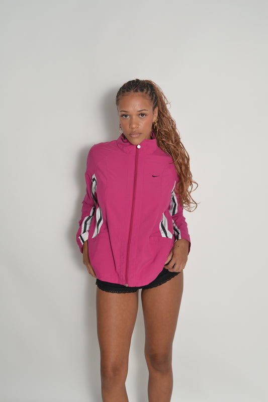 NIKE hot pink windbreaker