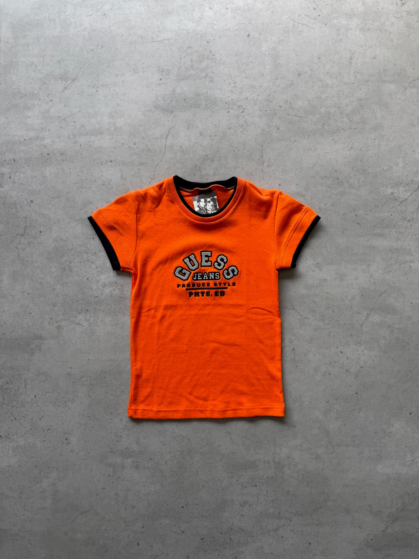 GUESS orange tee ★ Size est small