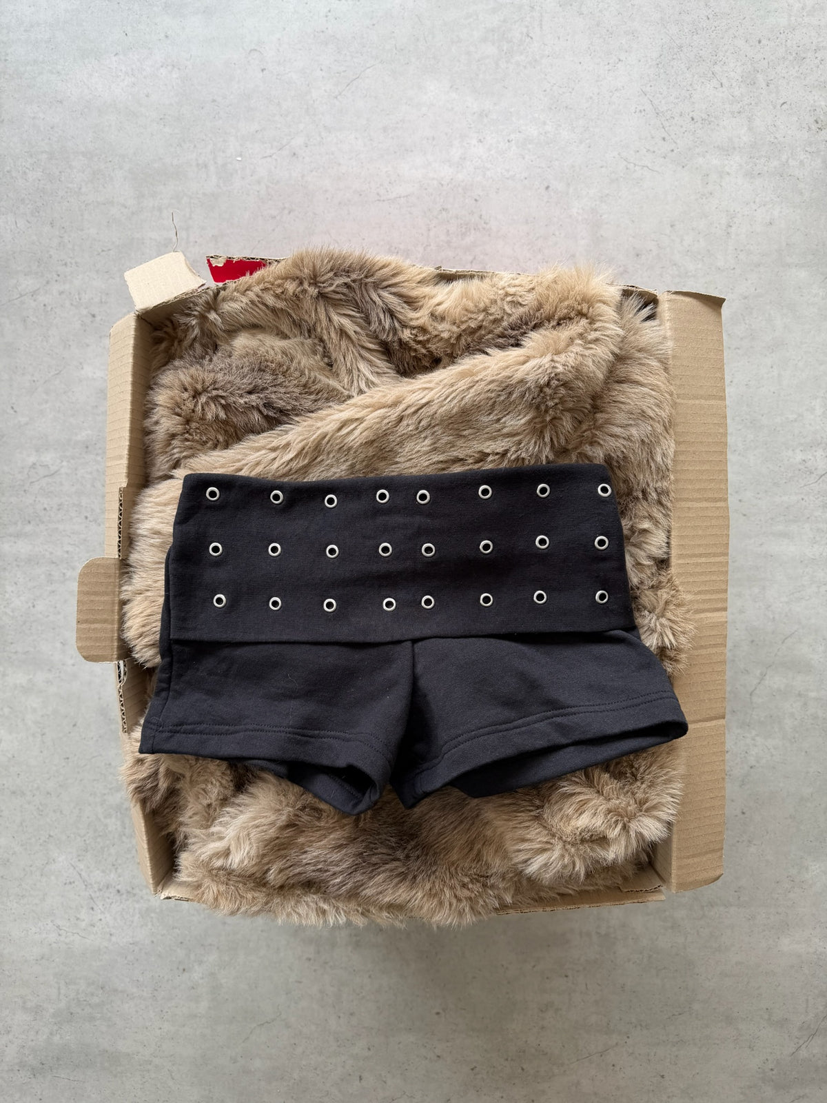 Black studded festival shorts  ★  Size estimated small/medium