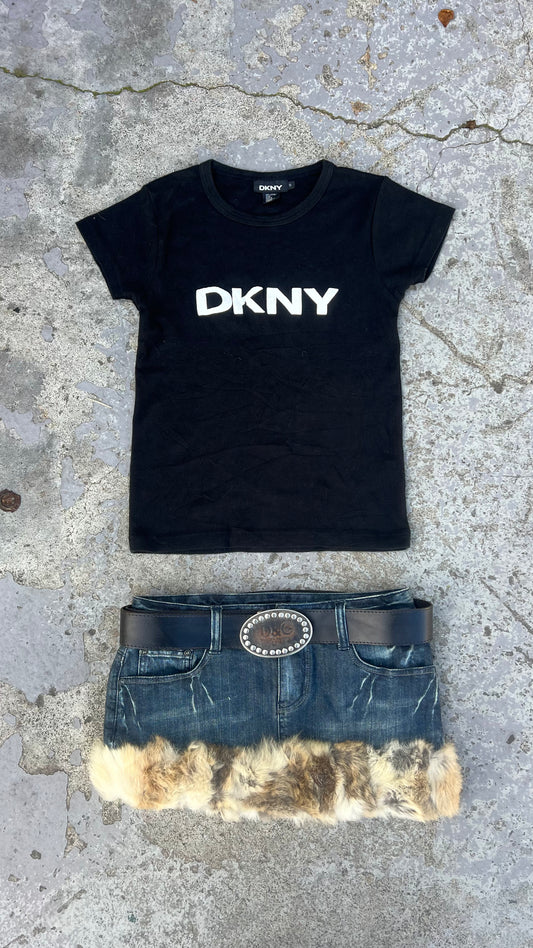 DKNY black vintage tee