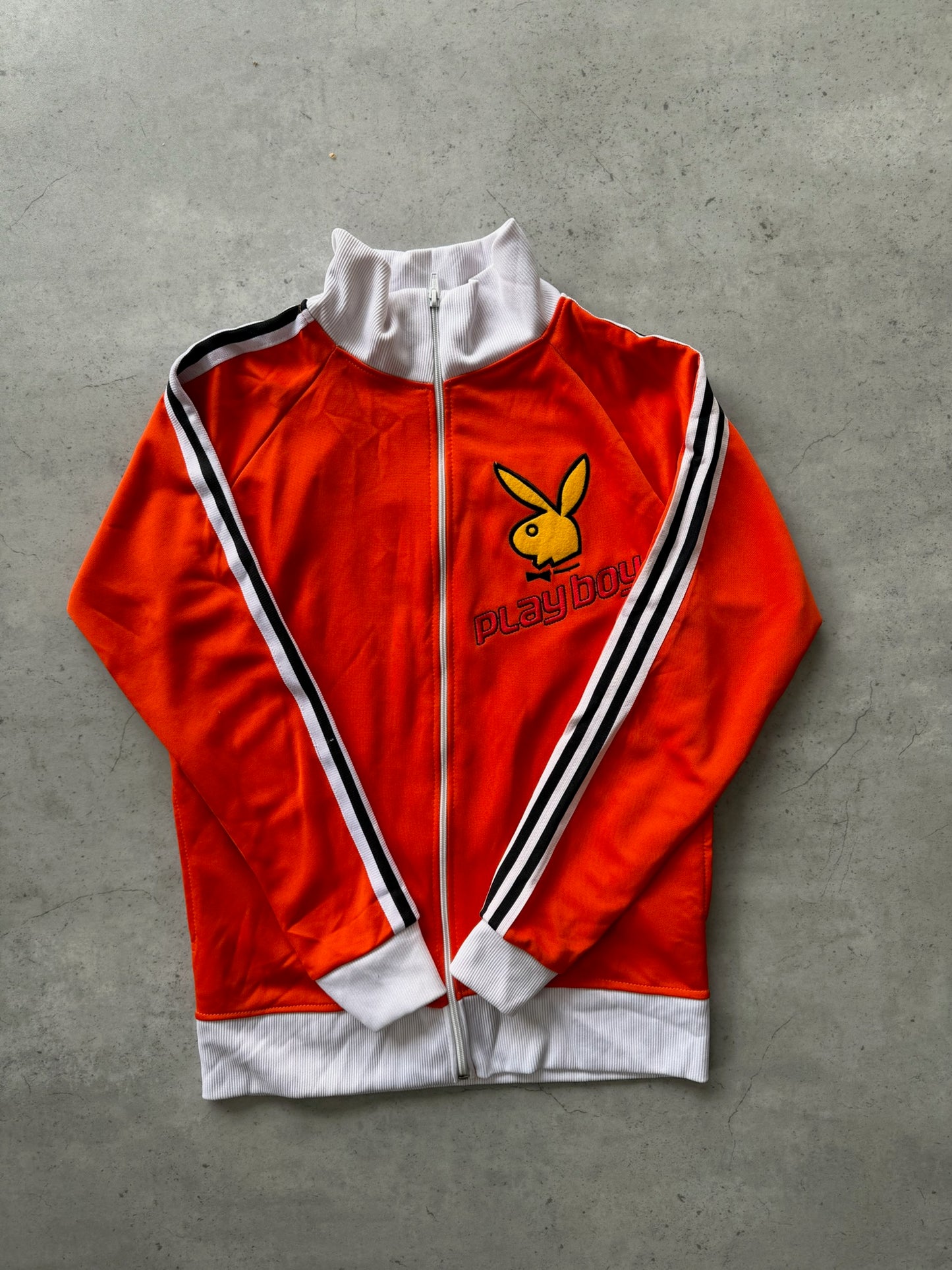 PLAYBOY orange track jacket ★ Size est large