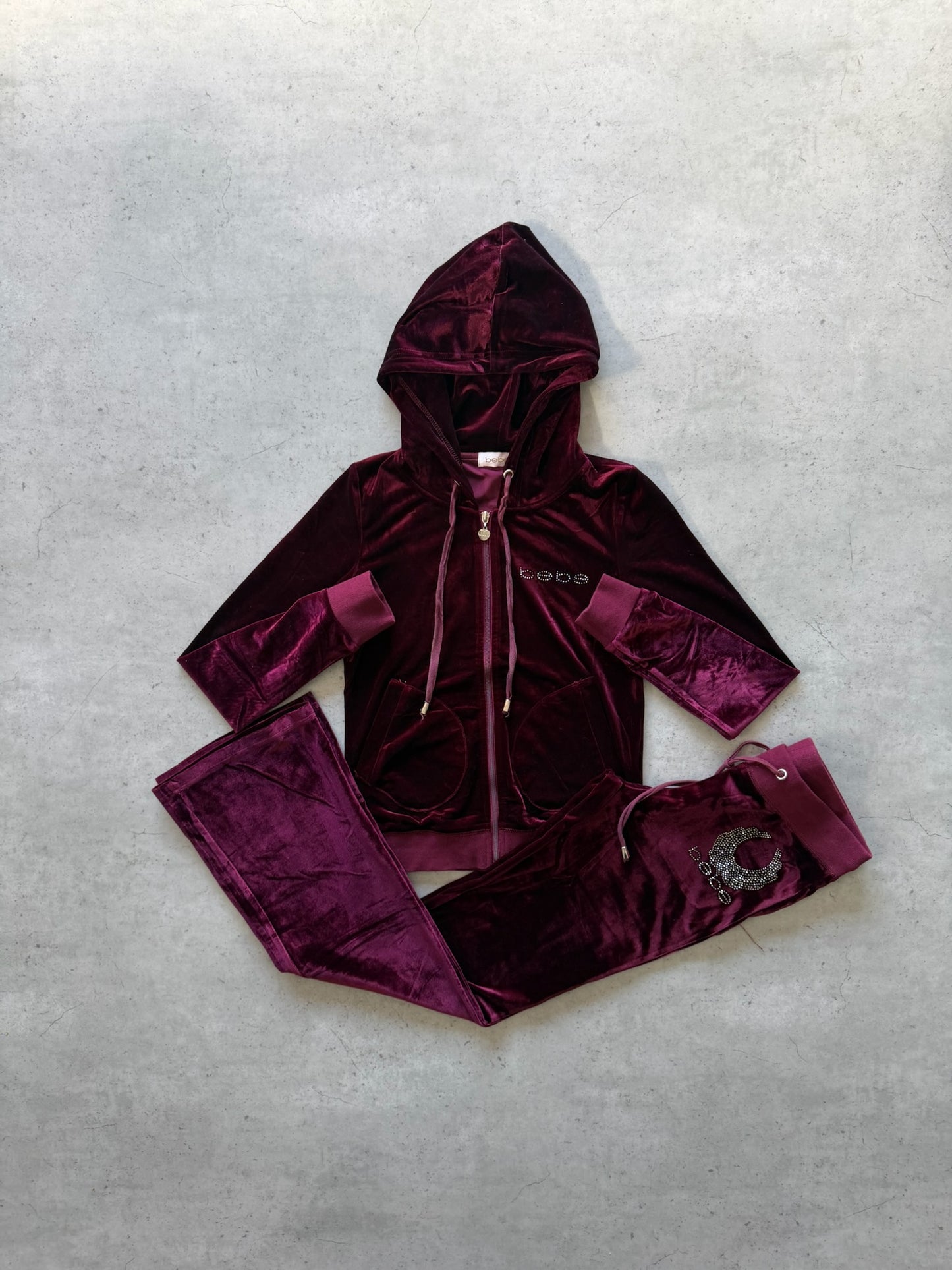 BEBE purple track jacket set ★ Size Est small/medium