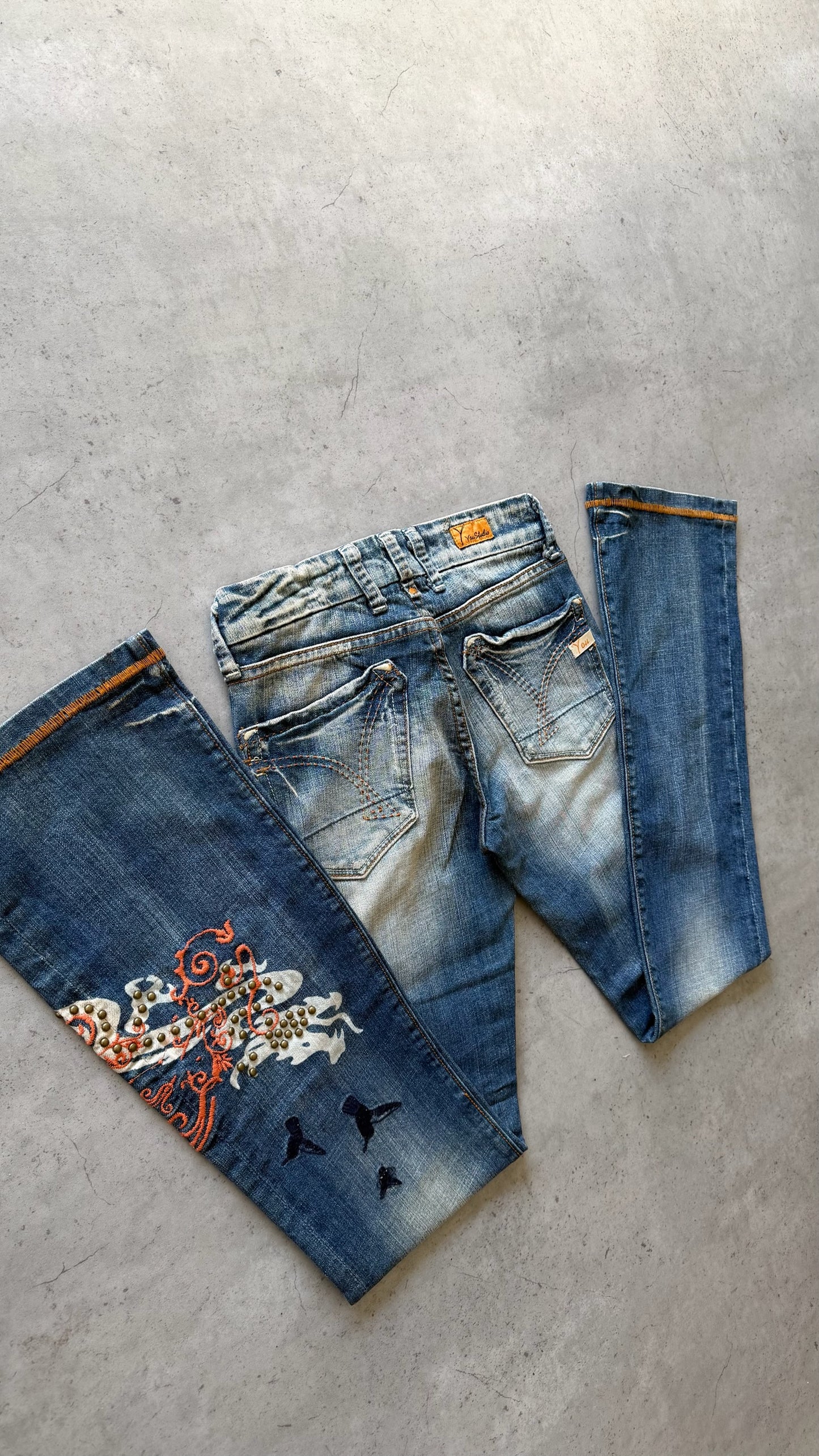 YOU STUDIO vinatge low-rise jeans ★ Size labelled xs
