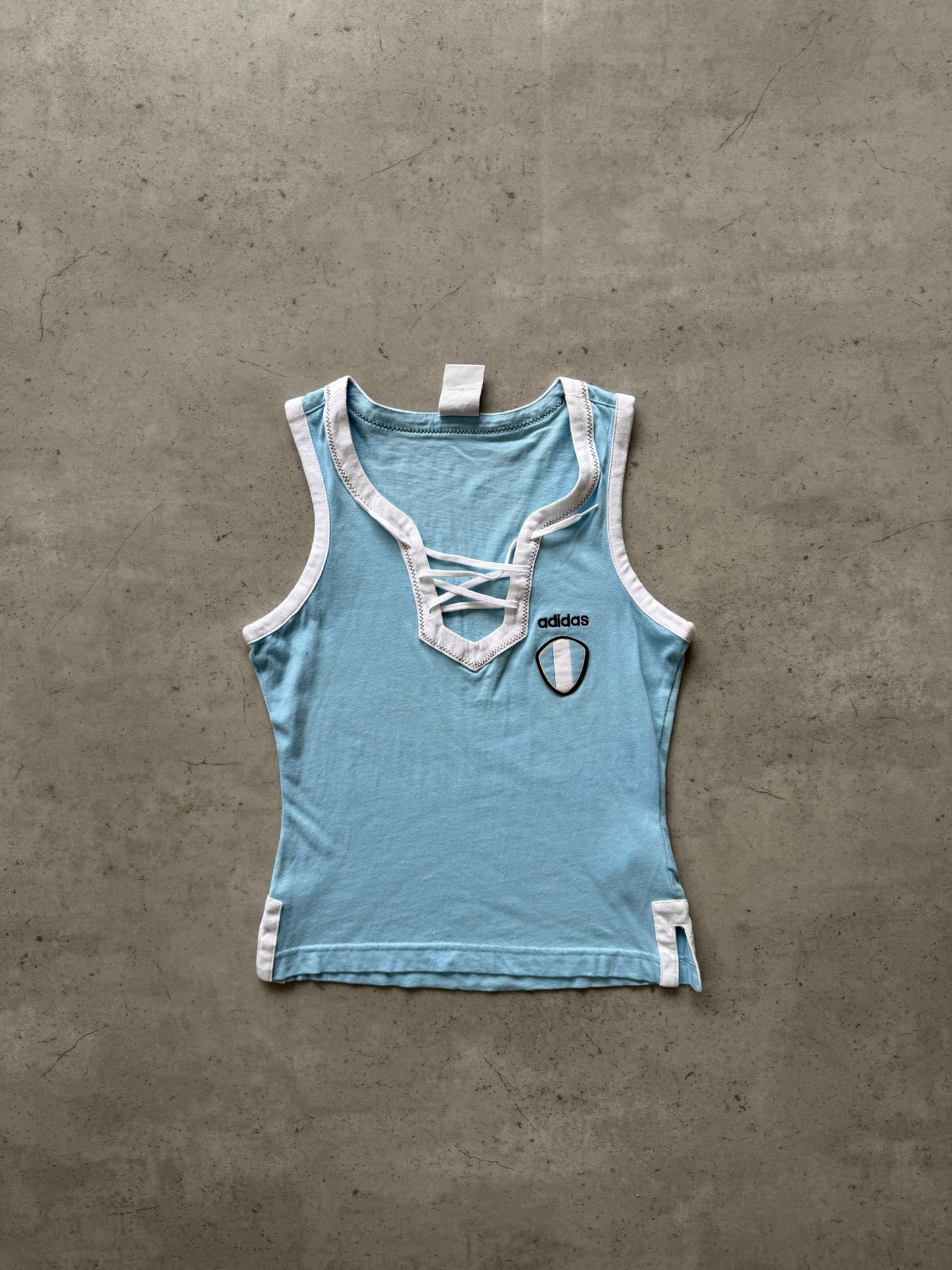 ADIDAS blue "Argentina" tank ★ Size labelled small