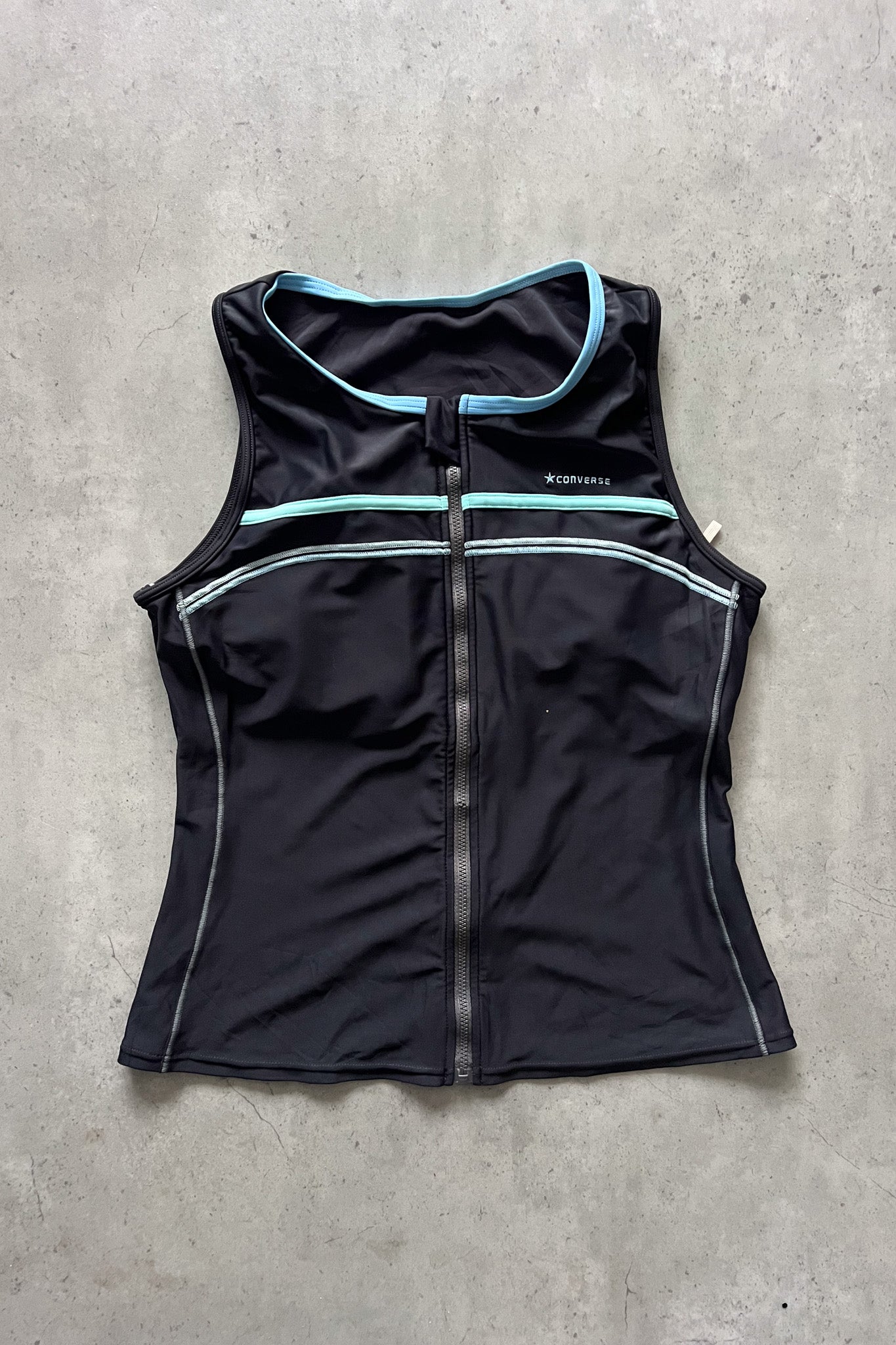 CONVERSE blue two toned sport tank ★ Size estimated Large