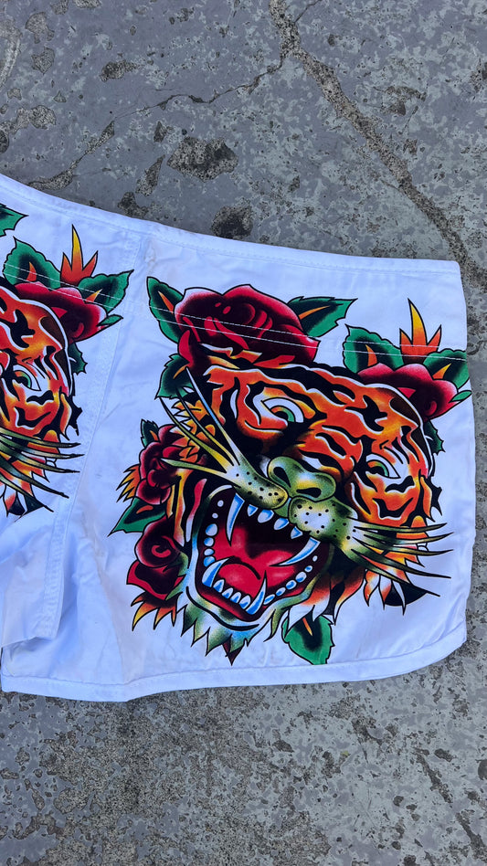 ED HARDY tiger booty shorts