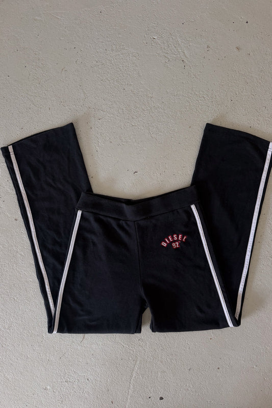 DIESEL black track pants ★ Size est small