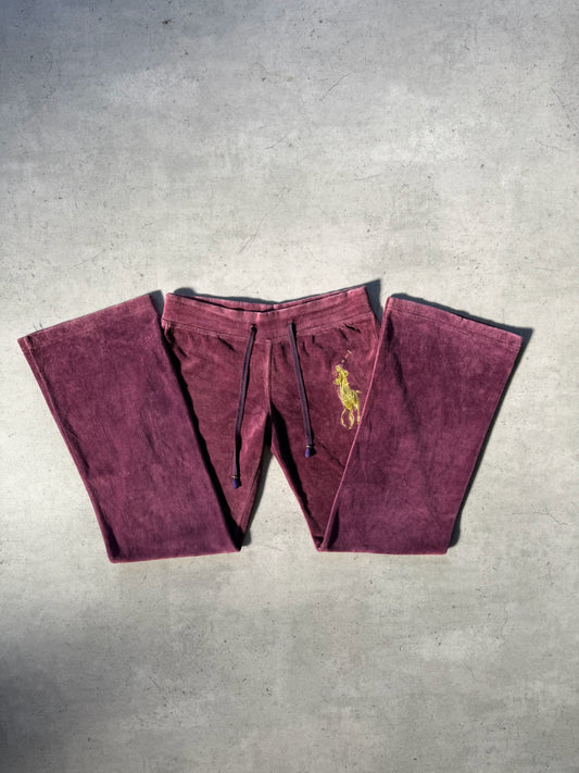 RALPH LAUREN purple track pants ★ Size labelled medium