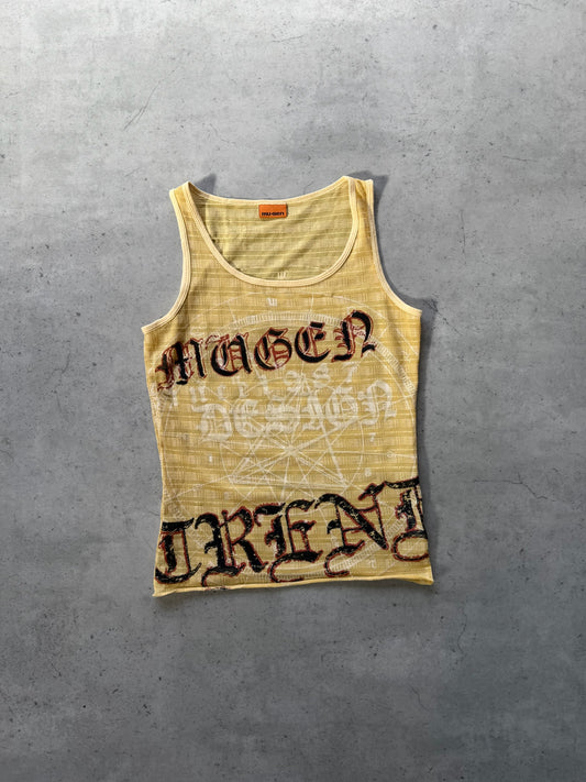 MU.GEN yellow graphic tank ★ Size est small/medium