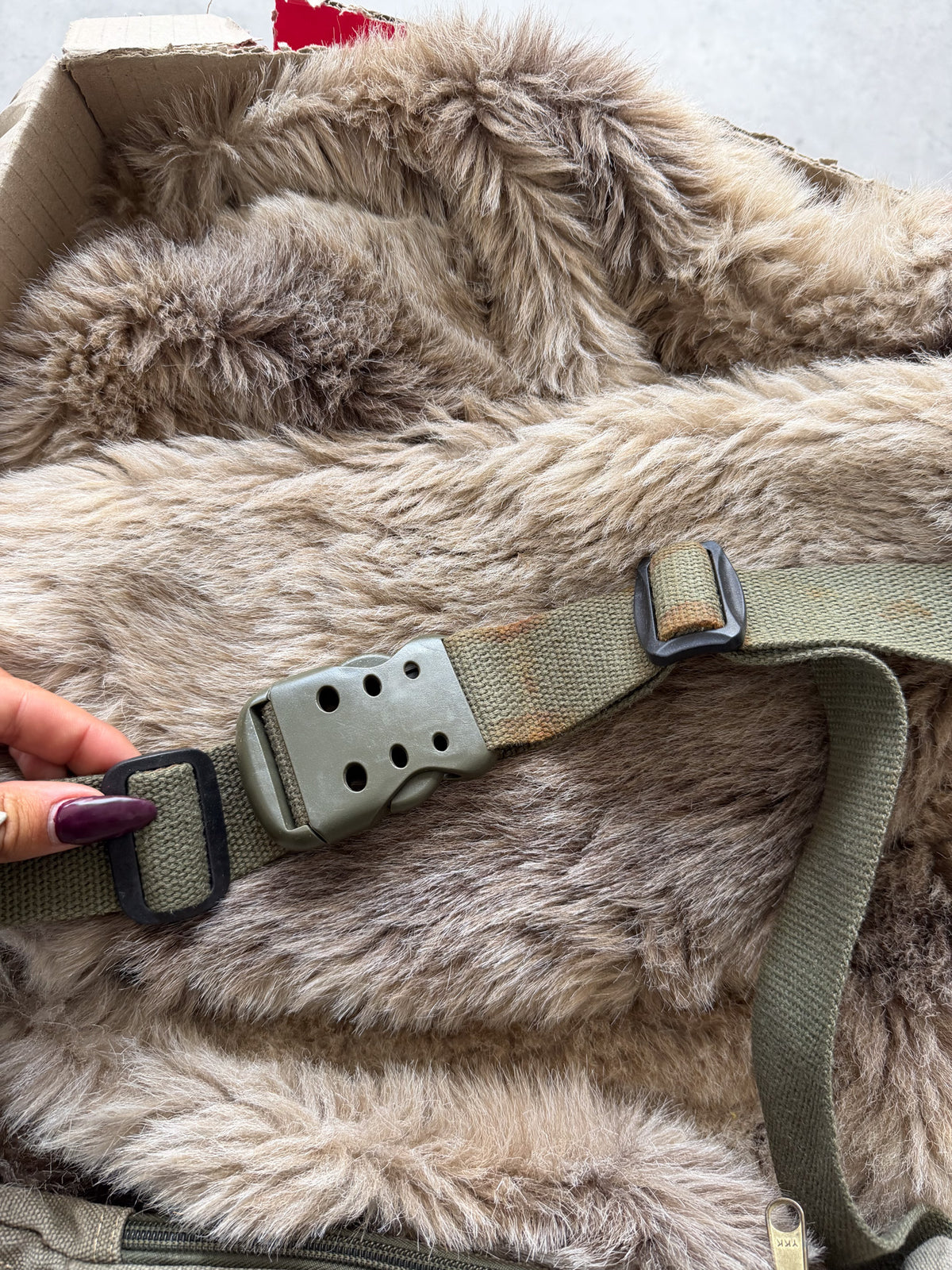 DIESEL khaki crossbody bag ★