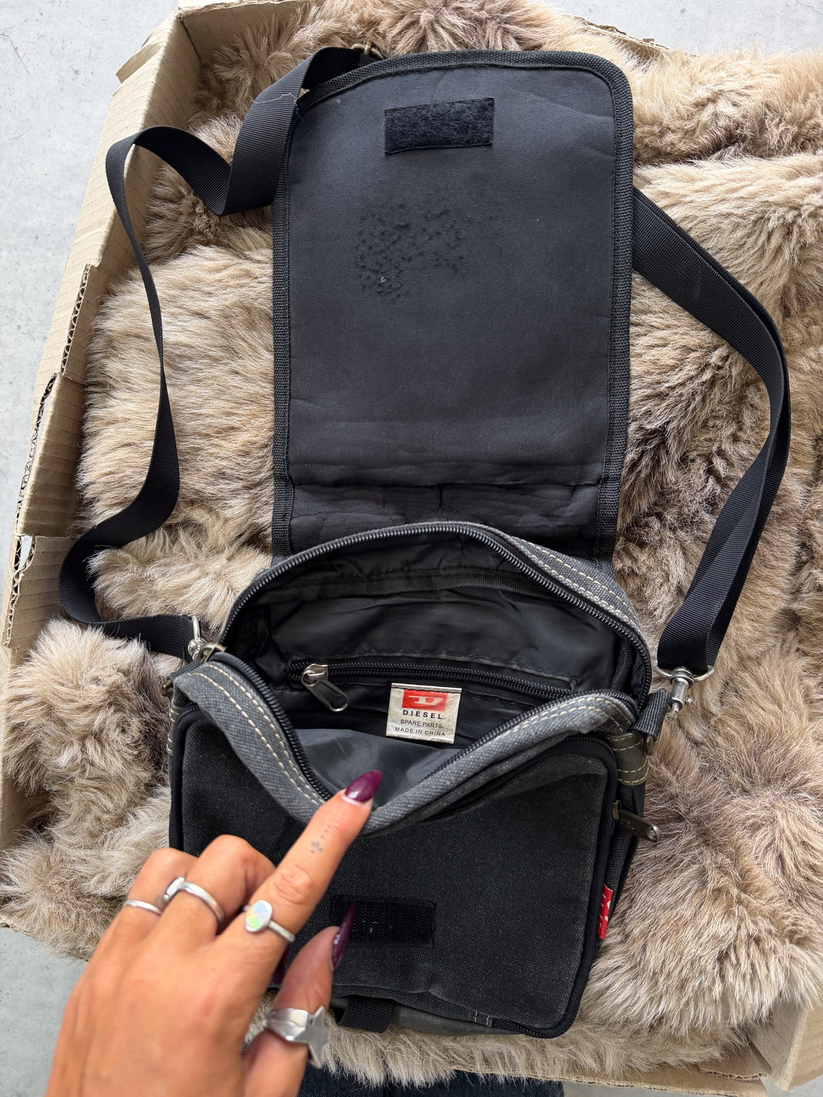DIESEL black crossbody bag ★ END DROP 2