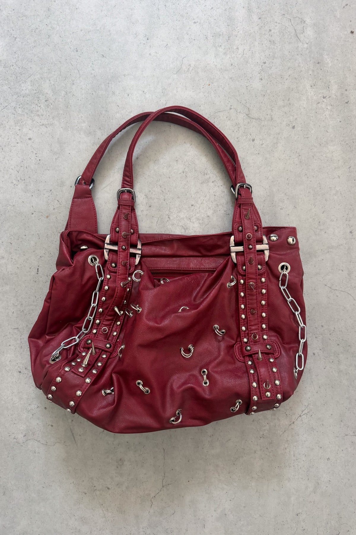 Red pierced bag ★
