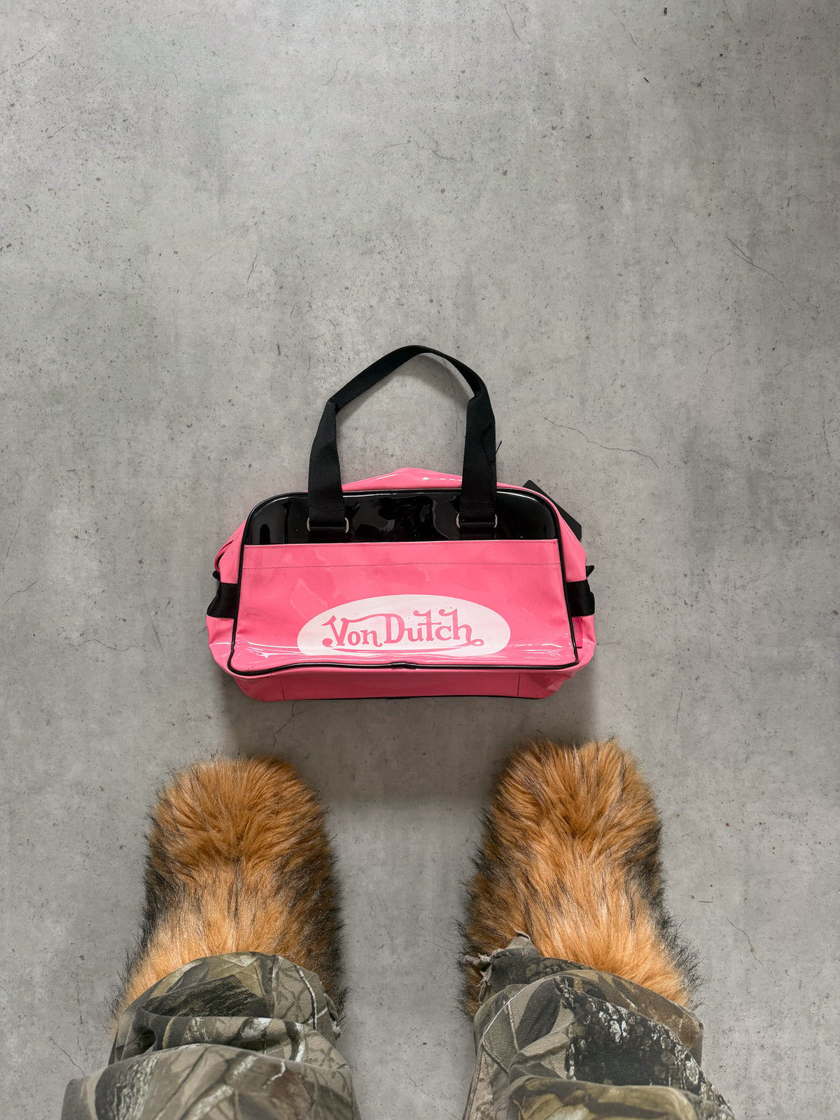 VON DUTCH pink bag ★