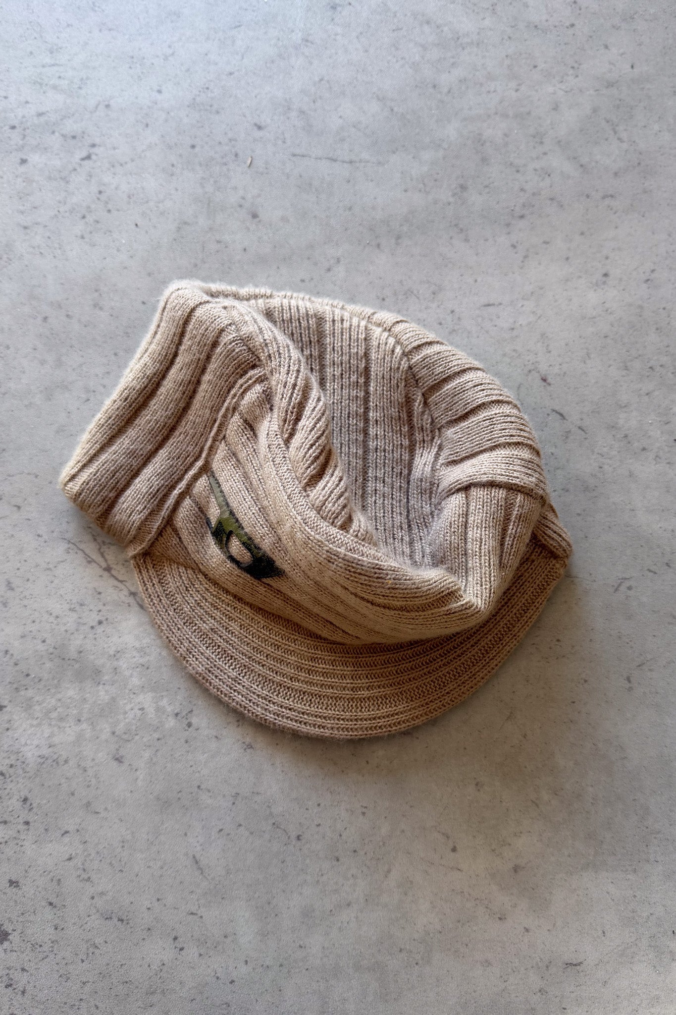 DIESEL khaki knit hat ★