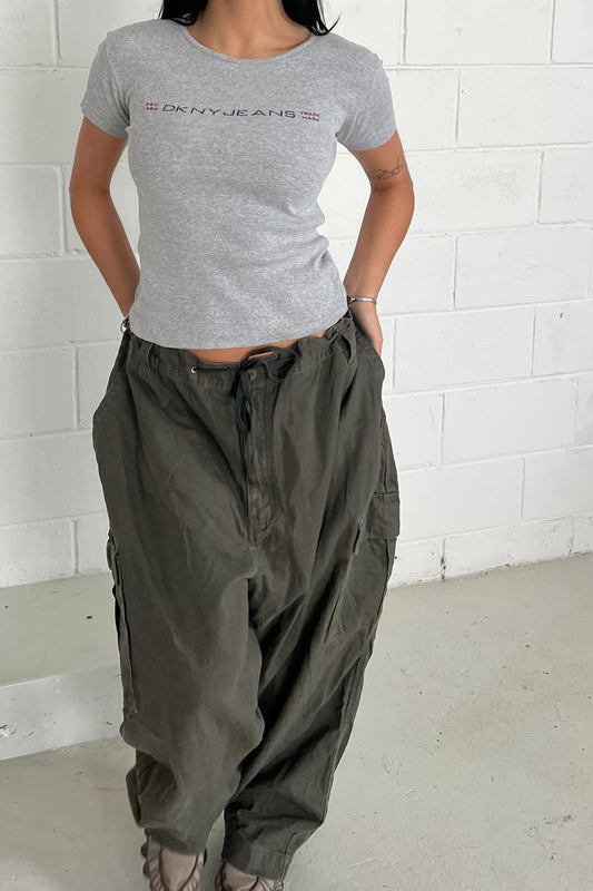 DKNY JEANS grey vintage tee