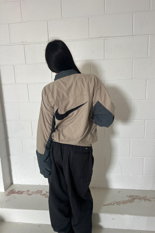 NIKE khaki windbreaker