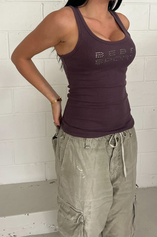 BEBE SPORT diamante tank