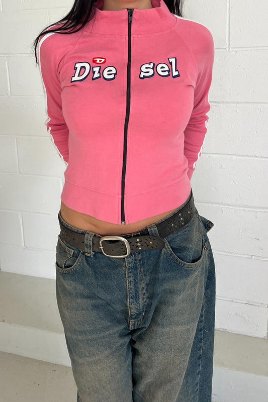 DIESEL pink track jacket
