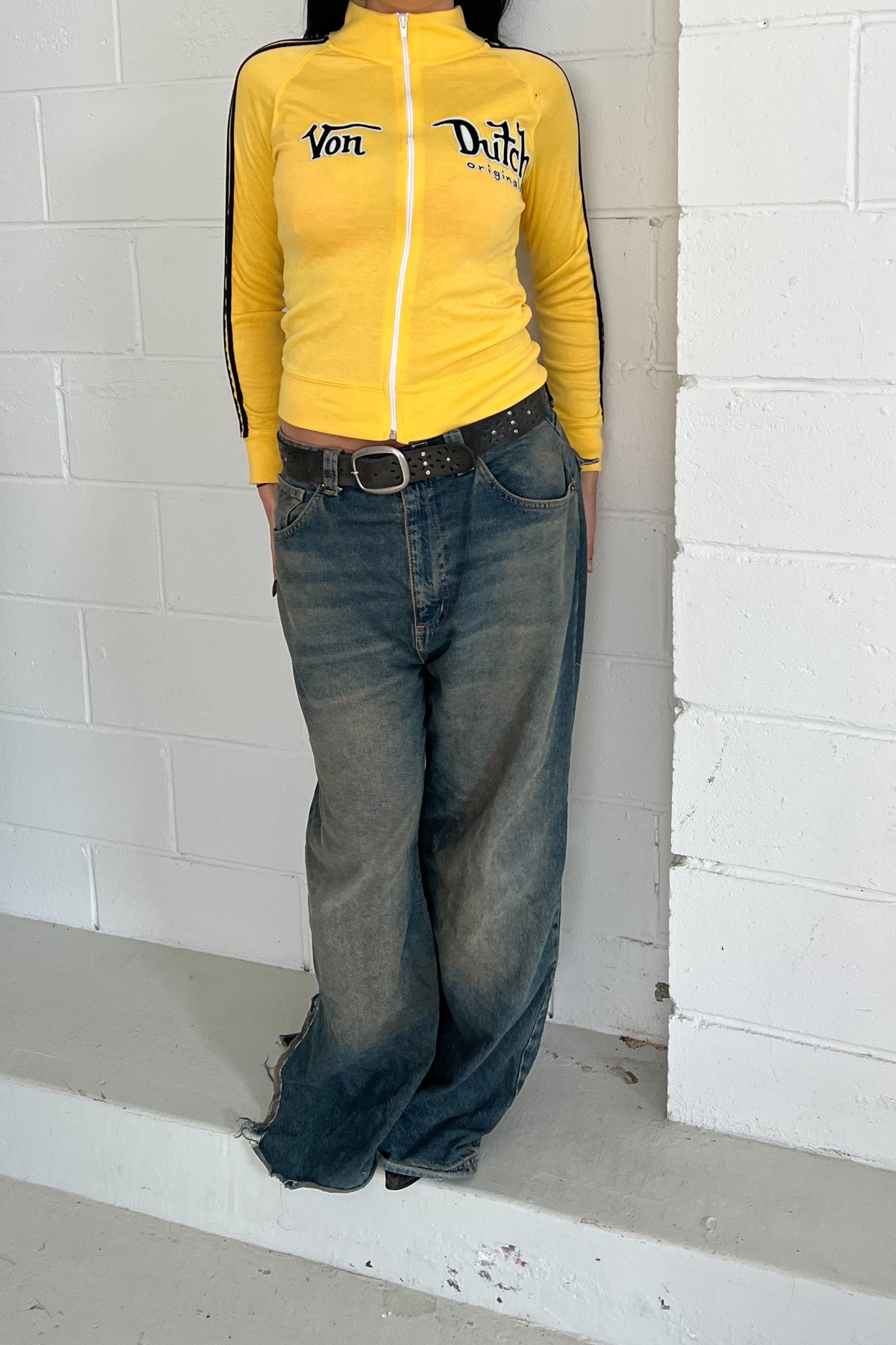 VONDUTCH yellow track jacket