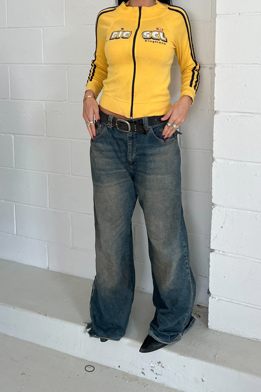 DIESEL yellow track jacket ★ Estimated size xs