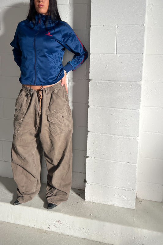 PLAYBOY trackjacket blue & red