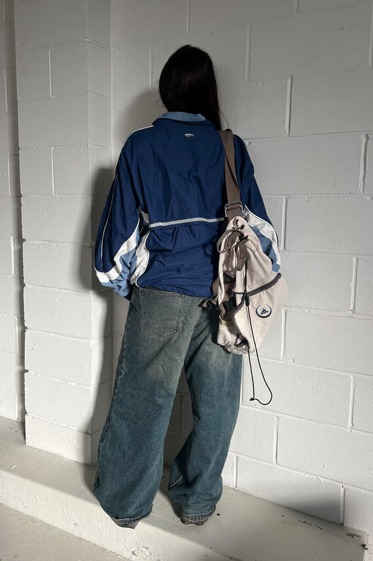 ASICS blue two tone windbreaker