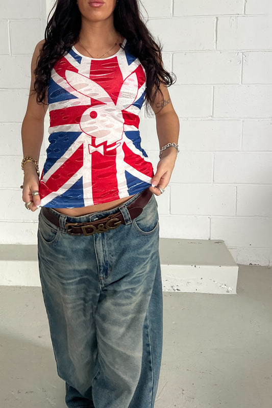 PLAYBOY union jack tank