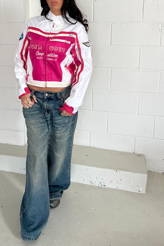 XNTRTK circuit vintage racer jacket