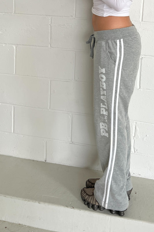 PLAYBOY grey trackpants ★ Size large