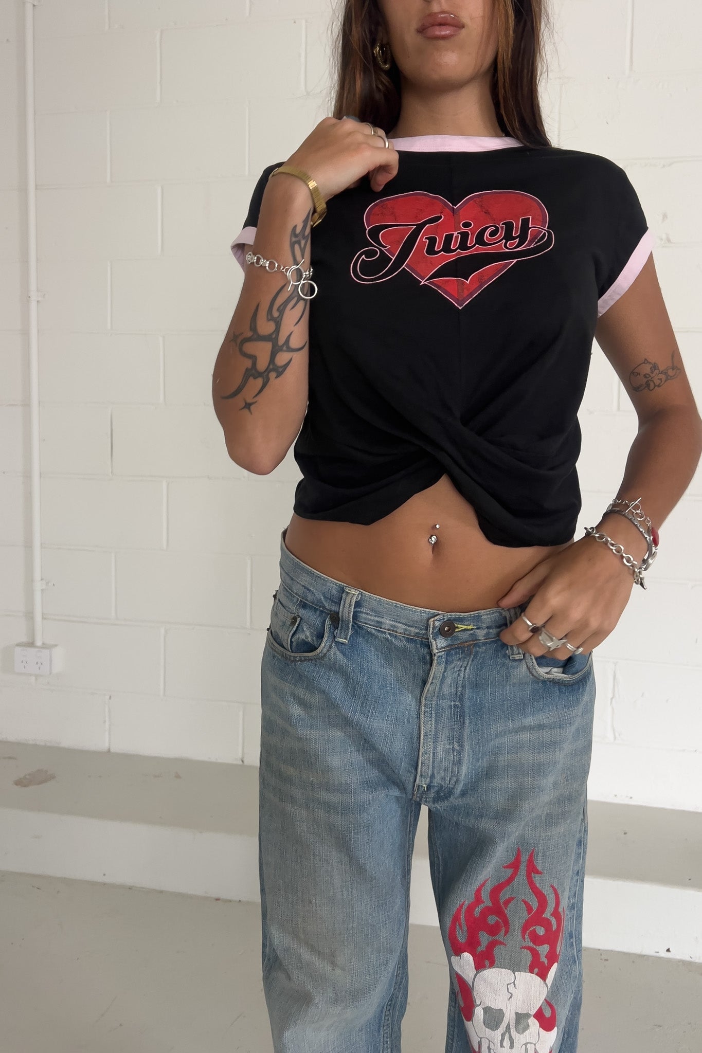 JUICY COUTURE front knot ★ Size small