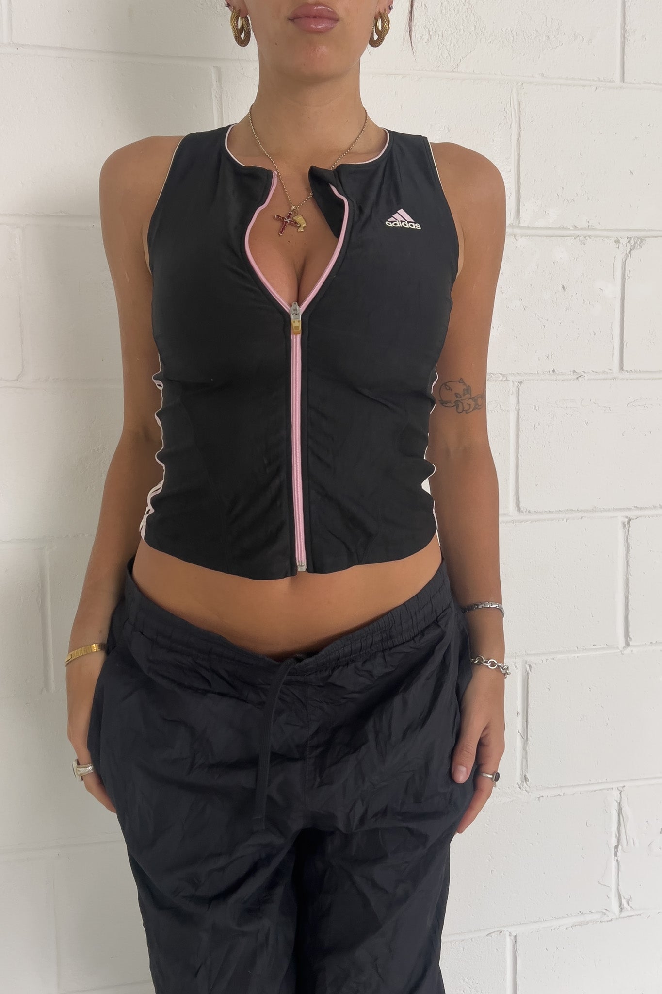 ADIDAS baby pink sport tank ★ Size medium