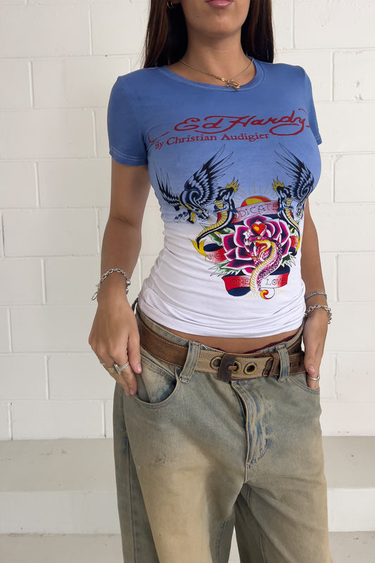 ED HARDY graphic t-shirt ★ Size small BNWT