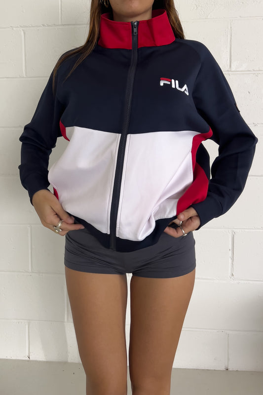 FILA navy track jacket ★ Size Est small