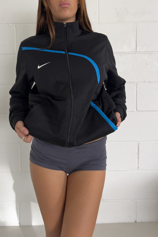NIKE  black track jacket ★ Size large