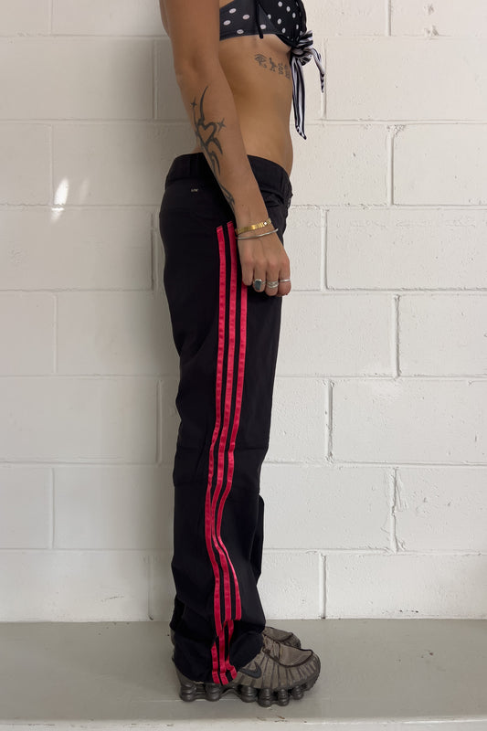 ADIDAS grey + pink trackpants ★ Size medium