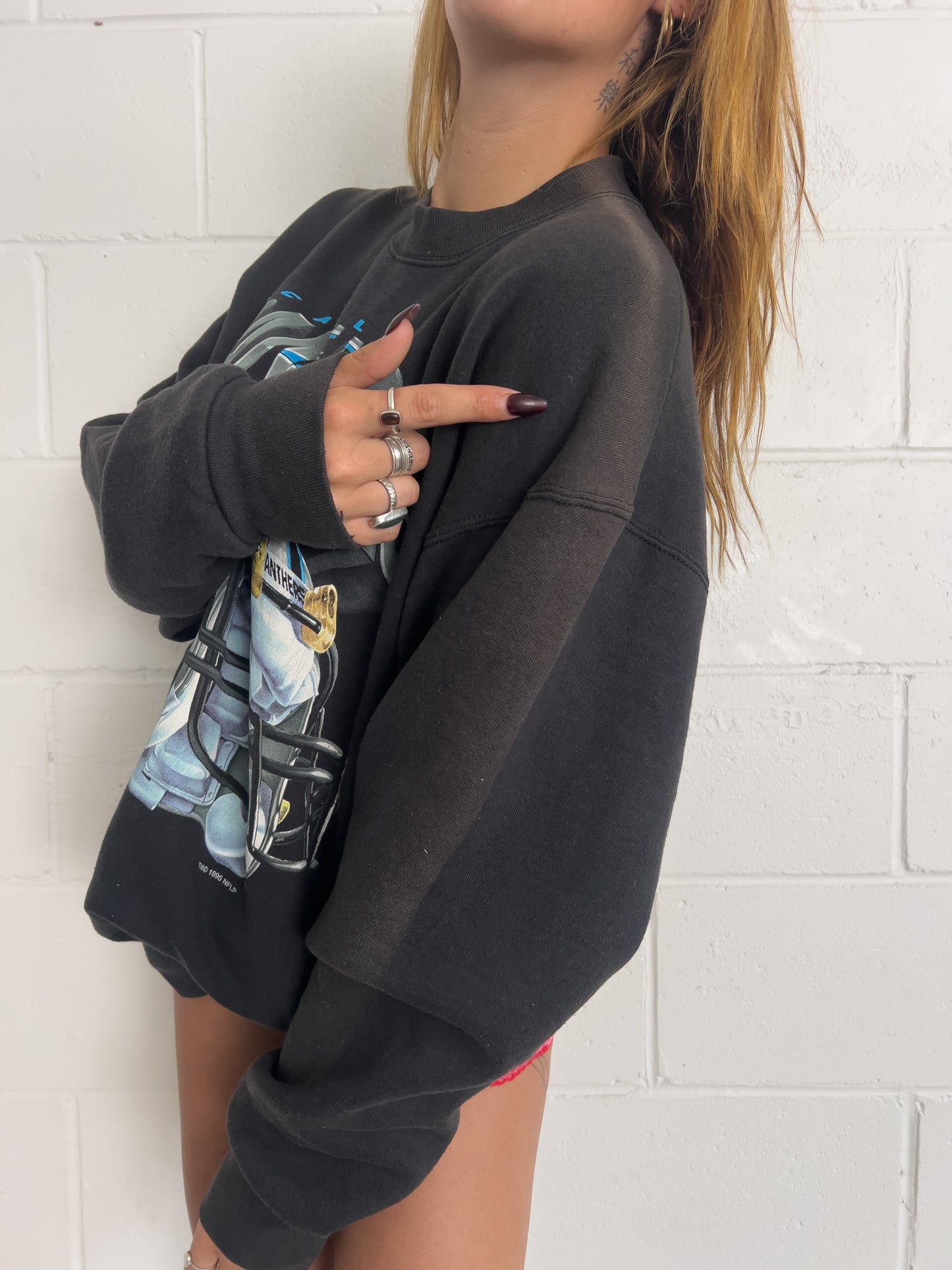 CAROLINA PANTHERS crewneck ★ Size XL