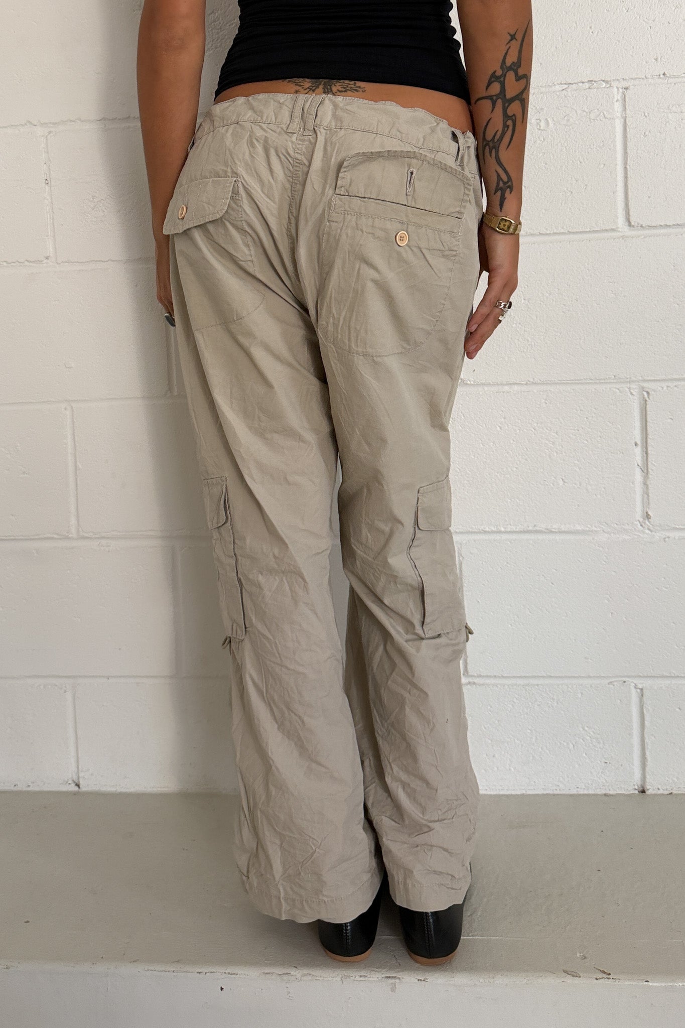 Beige long capris ★ Size est small