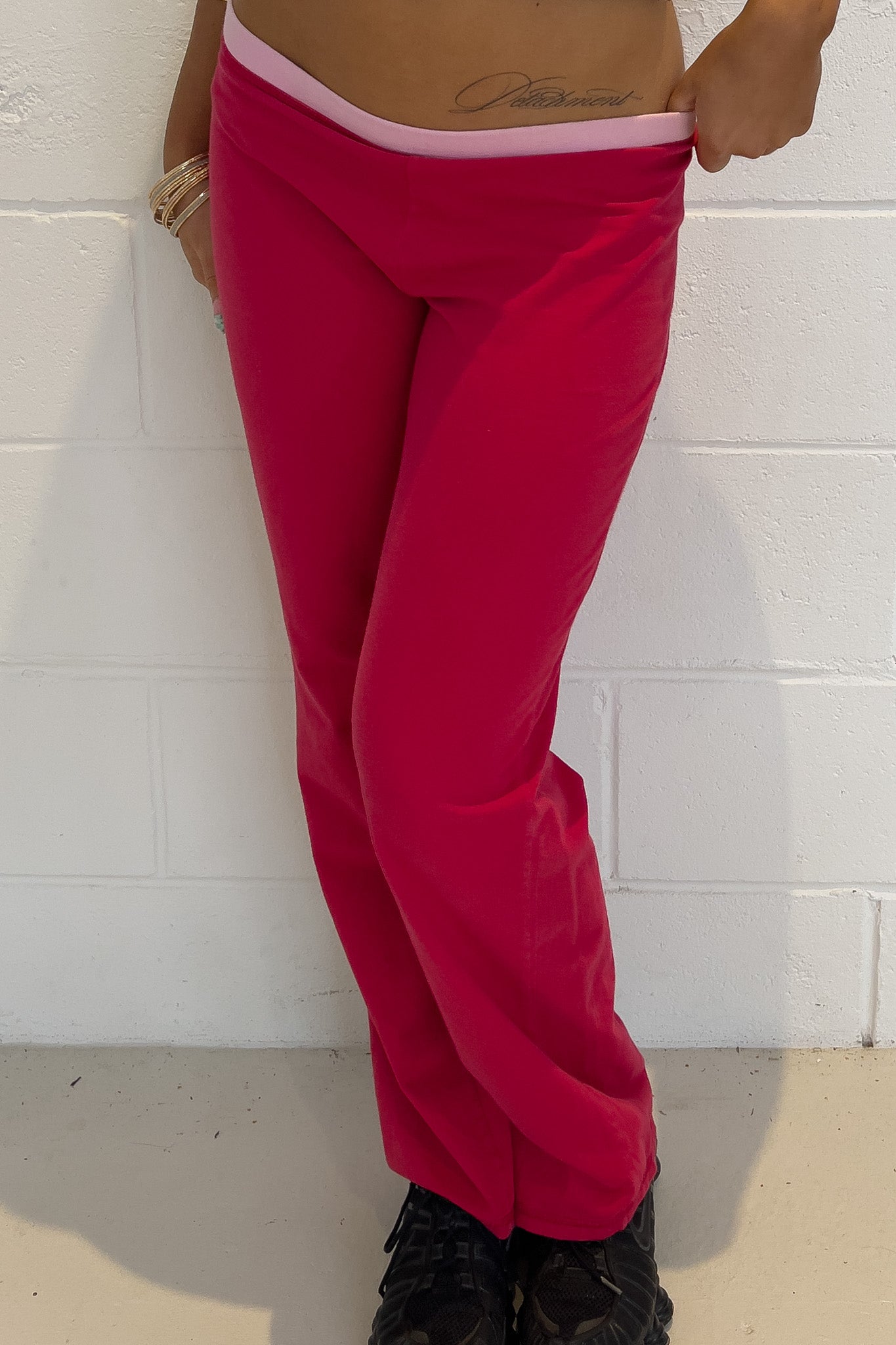 BETTY BOOP pink track pants ★ Size labelled medium