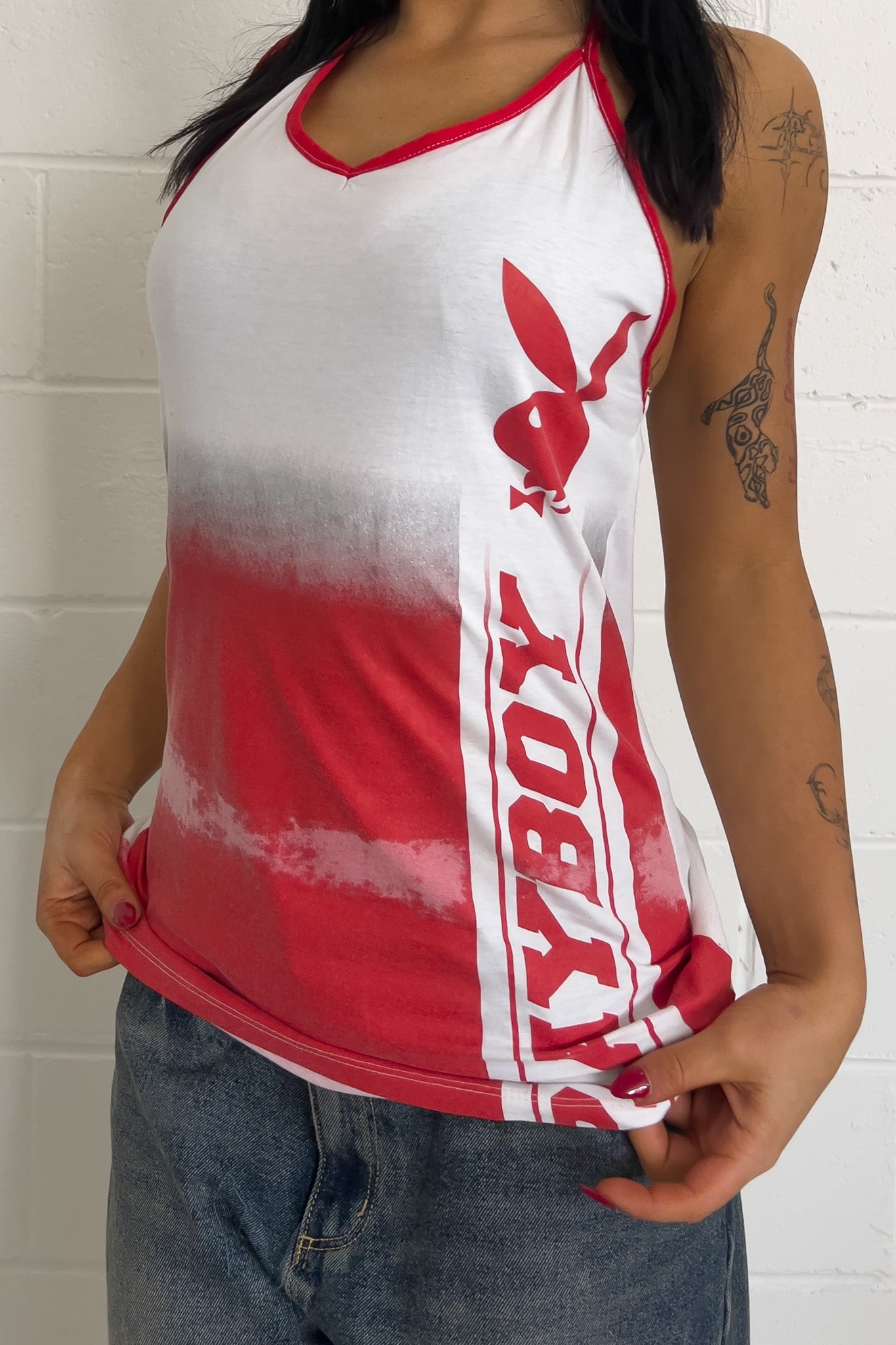 PLAYBOY red dress top ★ Size est medium