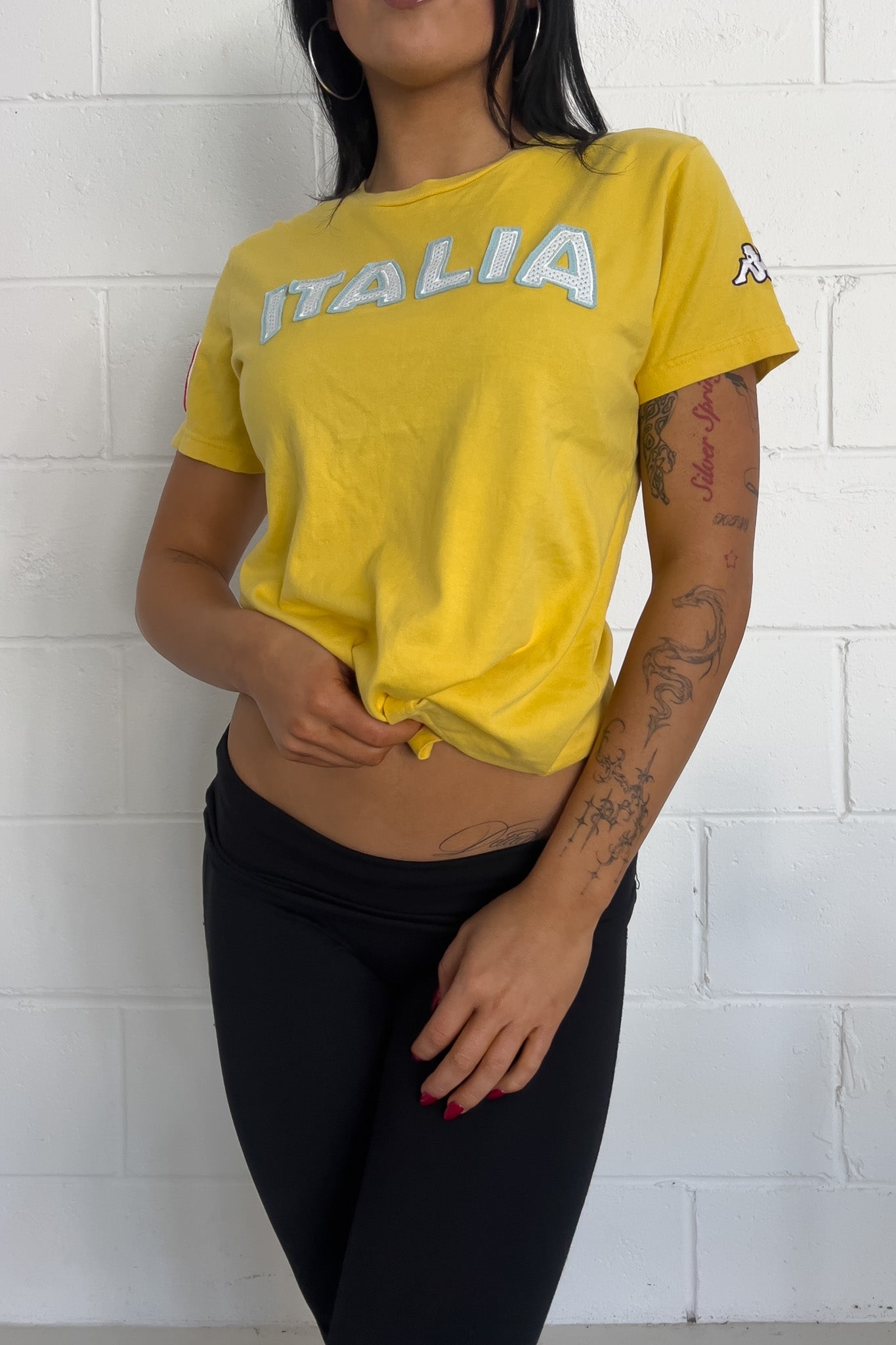 KAPPA yellow top ★ Size labelled large