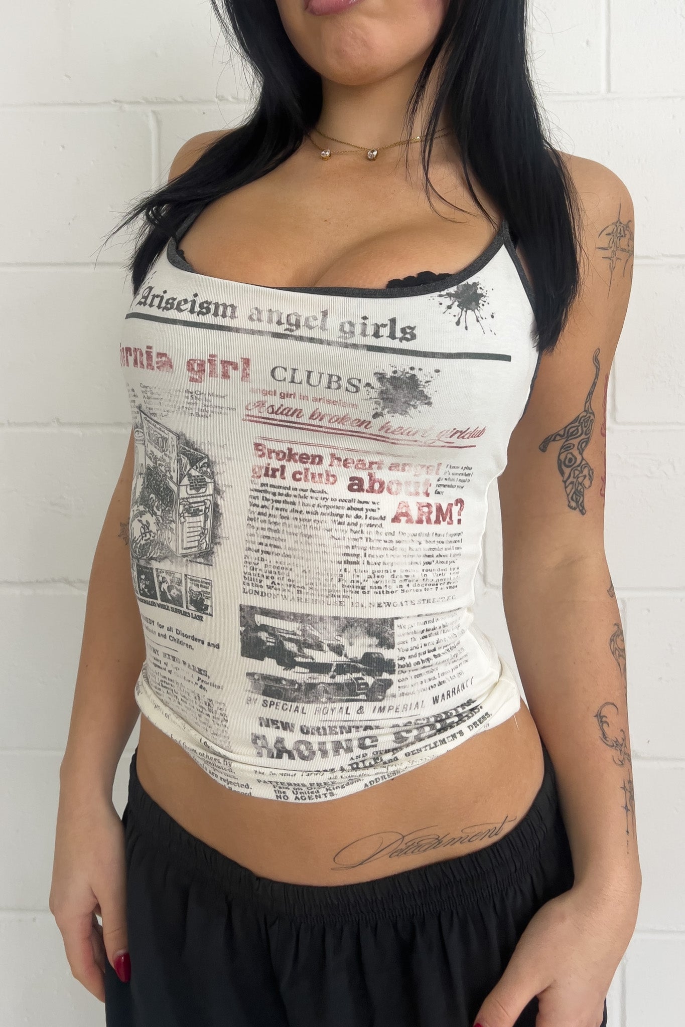 Cream "California girl" tank ★ Size est small