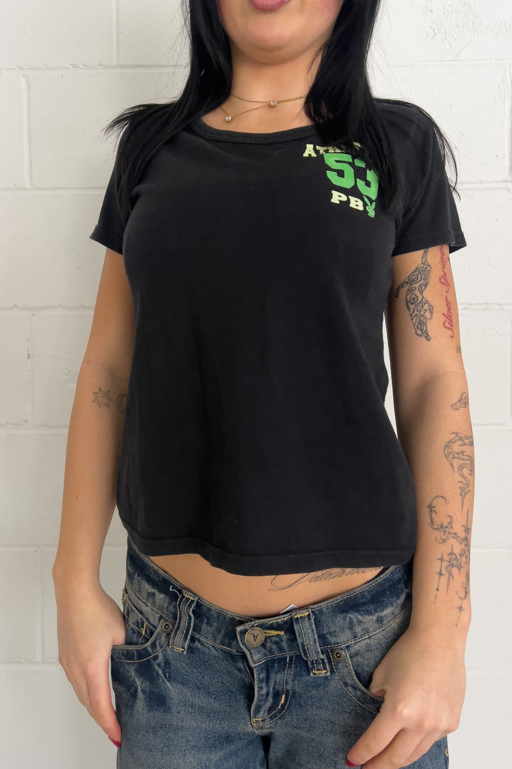PLAYBOY athletics 53 T-Shirt ★ Size medium