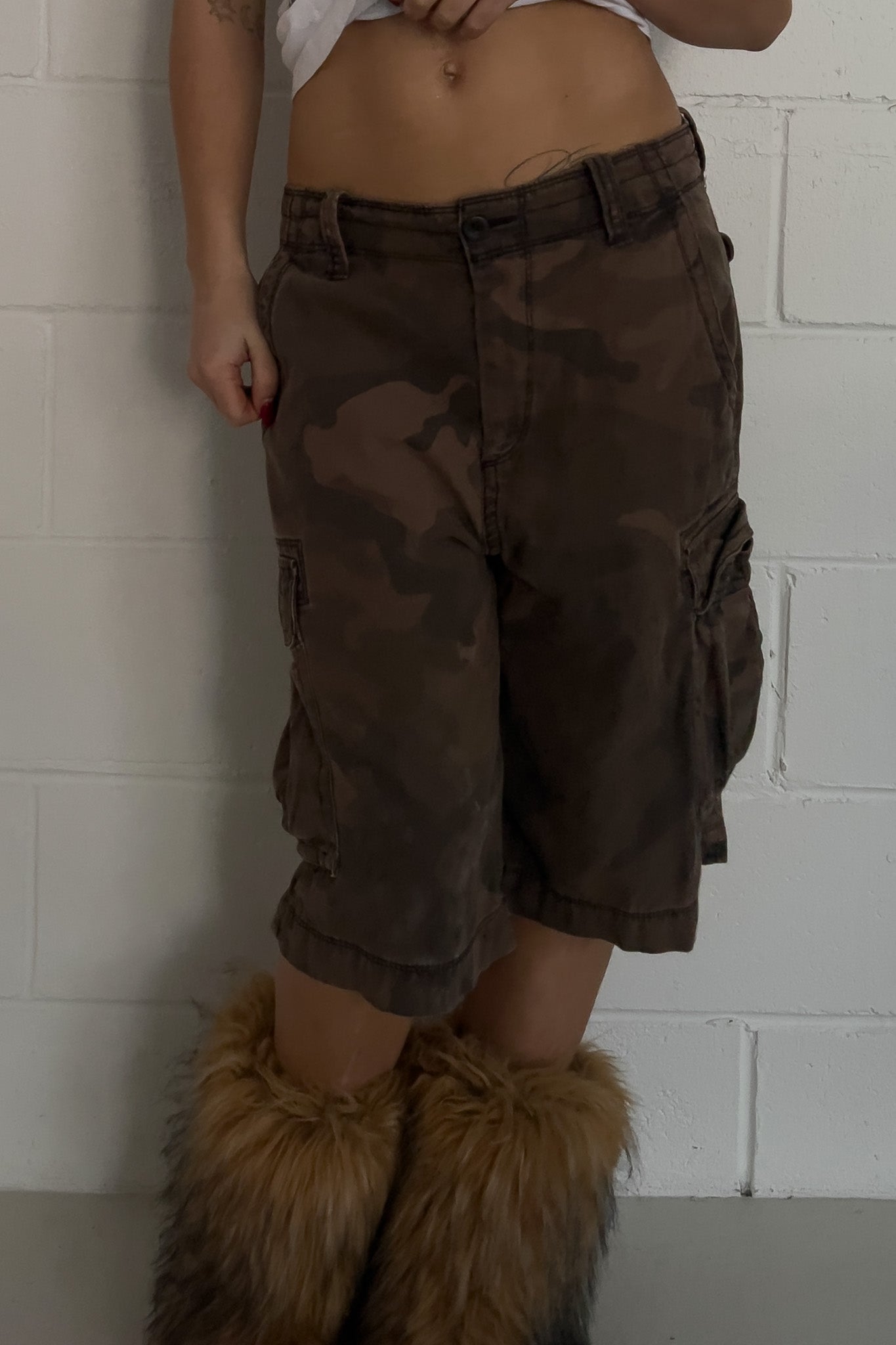 ARIZONA rust camo shorts ★ One size (Adjustable drawstring)