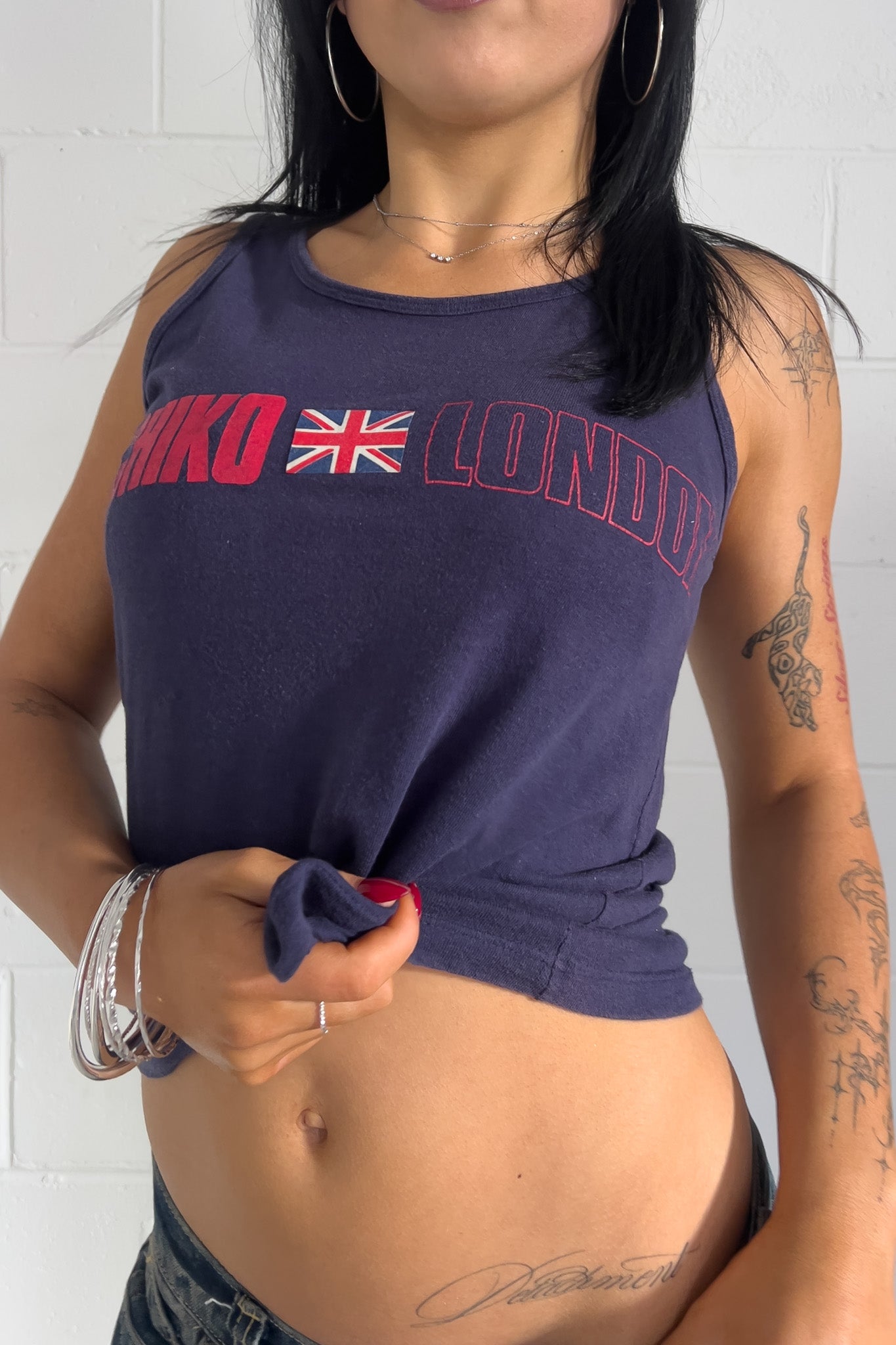 MICHIKO "London" navy tank  ★ Size est large
