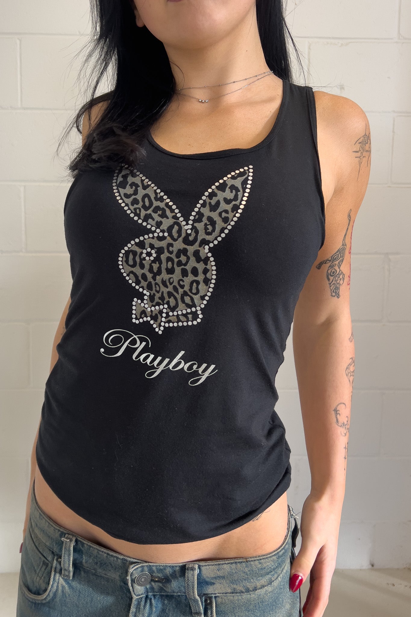 PLAYBOY black tank ★ Size est small
